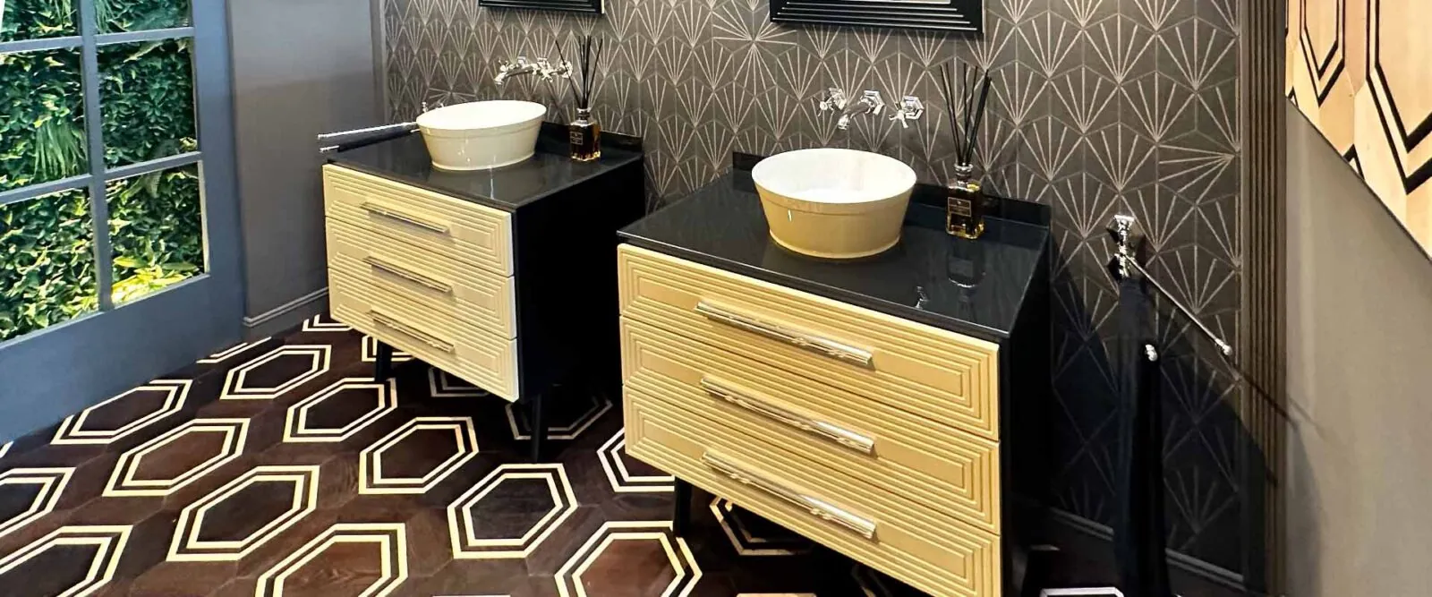 Kitchen and bathroom