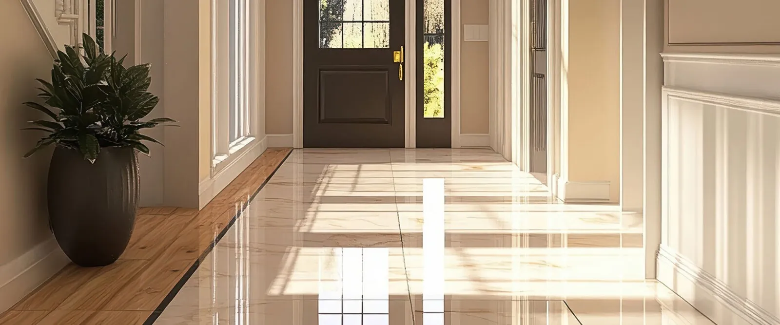 Walls and floor